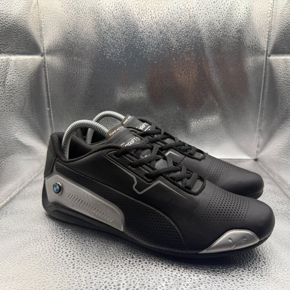 Size 8.5 Puma x‎ BMW M Motorsport Drift Cat 8 Black Mens Shoes 339934-01